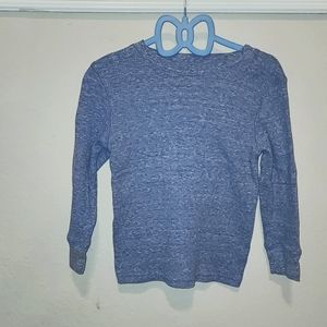 Cat & Jack Blue Waffle Knit Shirt
